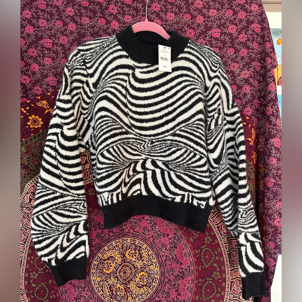 NWT Cotton:On fluffy optical sweater